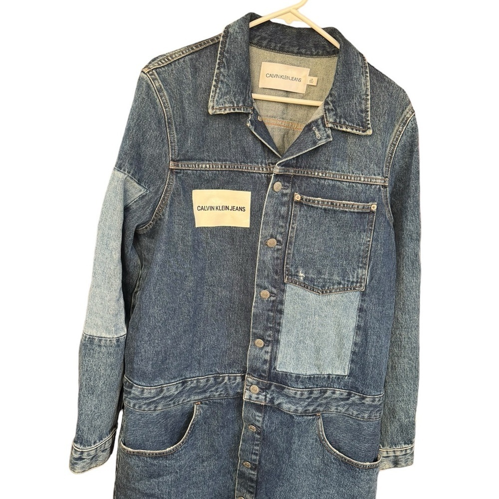 Calvin Klein Jeans Ck Patchwork Denimtrucker Dres… - image 6